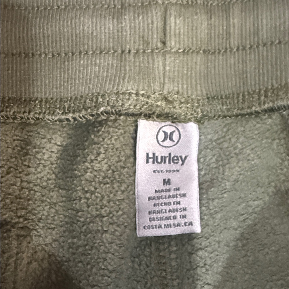 Hurley Olive Men's Joggers - Picture 3 of 5